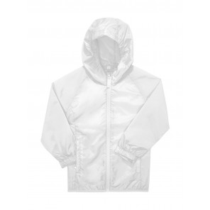 B&C Outerwear #Reset Windbreaker /kids - White - 7/8(122/128)