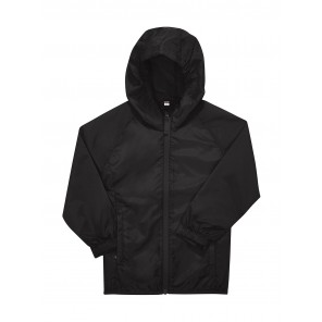 B&C Outerwear #Reset Windbreaker /kids - Black - 7/8(122/128)