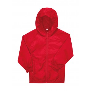 B&C Outerwear #Reset Windbreaker /kids - Red - 7/8(122/128)