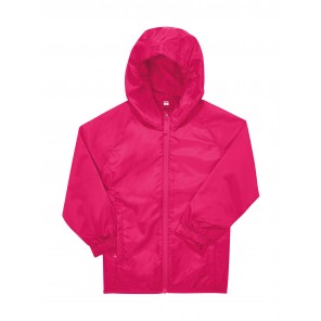 B&C Outerwear #Reset Windbreaker /kids - Magenta Pink - 7/8(122/128)