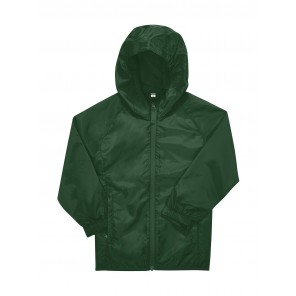 B&C Outerwear #Reset Windbreaker /kids - Bottle Green - 7/8(122/128)