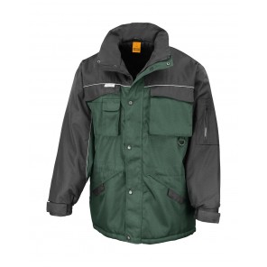 Result Work-Guard Heavy Duty Combo Jacket - Bottle/Black - S