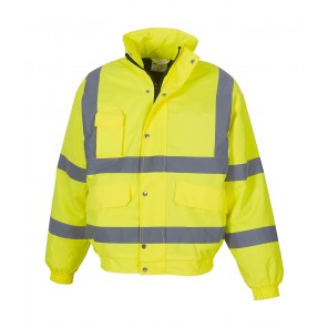 Yoko Fluo Bomber Jacket - Fluo Yellow - 2XL