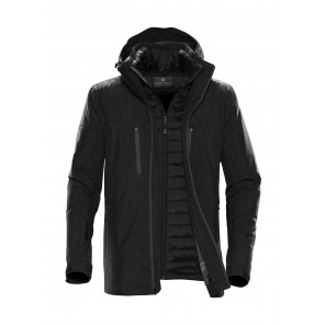 Stormtech Men's Matrix System Jacket - Black/Carbon - S