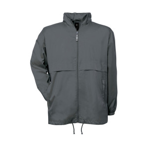B&C Outerwear Air Windbreaker - Dark Grey - 2XL