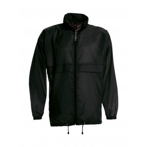 B&C Outerwear Sirocco Windbreaker - Black - 3XL