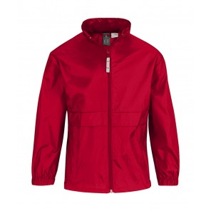 B&C Outerwear Sirocco/kids Windbreaker - Red - 12/14(152/164)