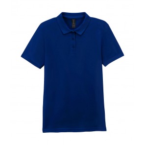 Gildan Softstyle Women's Pique Polo - Navy - M