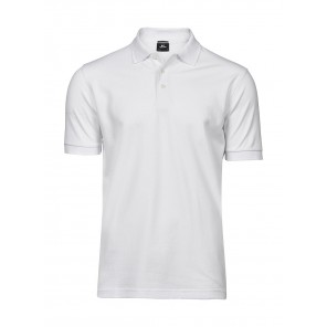 Tee Jays Luxury Stretch Polo - White - 4XL