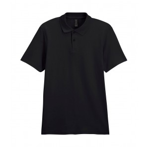 Gildan Softstyle Adult Pique Polo - Black - 3XL