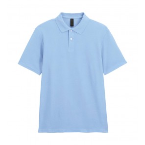 Gildan Softstyle Adult Pique Polo - Light Blue - M