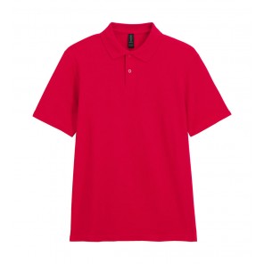 Gildan Softstyle Adult Pique Polo - Red - M