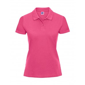 Russell Ladies' Classic Cotton Polo - Fuchsia - M