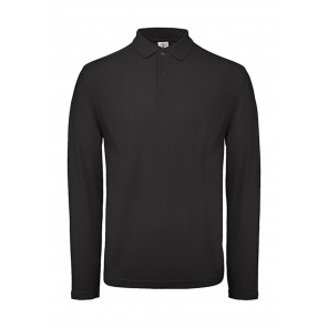 B&C ID.001 LSL Polo - Black - M