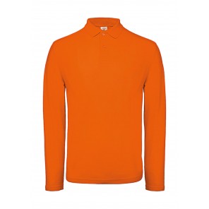 B&C ID.001 LSL Polo - Orange - 4XL