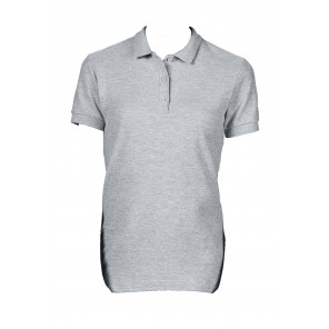 Gildan Premium Cotton Ladies' Double Piqué Polo - Sport Grey - S