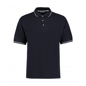 Kustom Kit Men's Classic Fit St. Mellion Polo - Navy/White - S