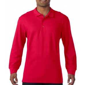 Gildan Premium Baumwolle Erwachsene Double Piqué Polo LS