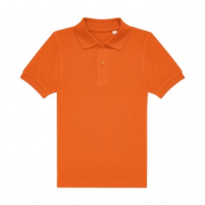 B&C MY POLO 180 /kids - Pure Orange - 9/11(134/146)