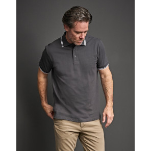 Tee Jays Luxury Stripe Stretch Polo