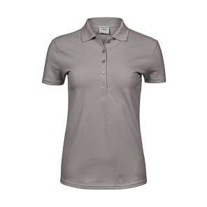 Tee Jays Ladies' Luxury Stretch Polo-Stone-3XL