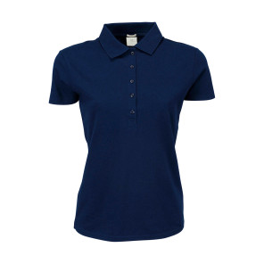 Tee Jays Ladies' Luxury Stretch Polo - Navy Blue - M
