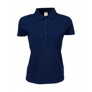 Tee Jays Ladies' Luxury Stretch Polo - Navy - M
