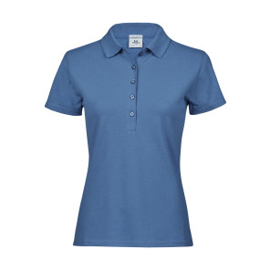 Tee Jays Ladies' Luxury Stretch Polo - Blue - M