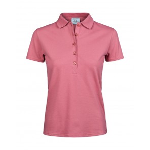 Tee Jays Ladies' Luxury Stretch Polo - Rose - 3XL