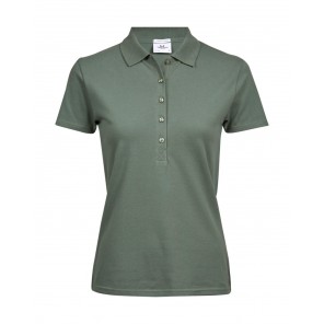 Tee Jays Ladies' Luxury Stretch Polo - Leaf Green - 2XL
