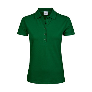 Tee Jays Ladies' Luxury Stretch Polo - Green - M
