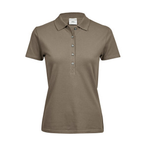 Tee Jays Ladies' Luxury Stretch Polo - Brown - M