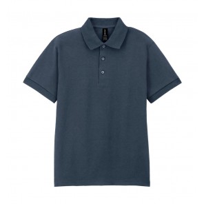 Gildan DryBlend Adult Jersey Polo - Dark Heather - S