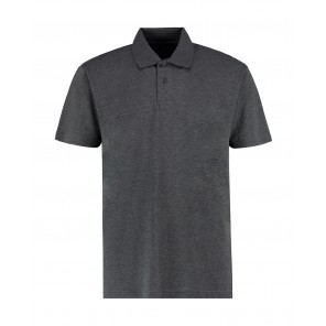Kustom Kit Men's Regular Fit Workforce Polo - Dark Grey Marl - 5XL
