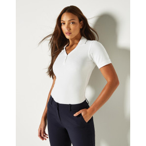 Kustom Kit Women's Regular Fit Comfortec® V Neck Polo