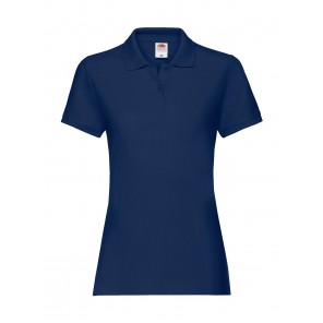 Fruit of the Loom Ladies' Premium Polo - Navy - L(14)