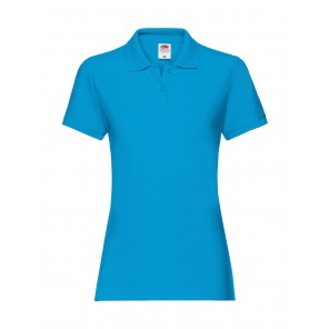 Fruit of the Loom Ladies' Premium Polo - Azure Blue - 2XL(18)