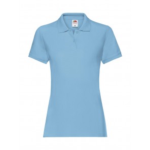 Fruit of the Loom Ladies' Premium Polo - Blue - M