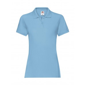 Fruit of the Loom Ladies' Premium Polo - Sky Blue - M(12)