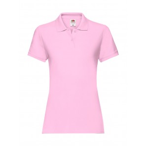 Fruit of the Loom Ladies' Premium Polo - Light Pink - L(14)