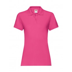 Fruit of the Loom Ladies' Premium Polo - Fuchsia - 2XL(18)