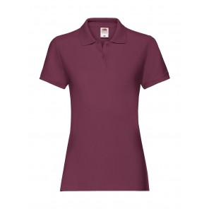 Fruit of the Loom Ladies' Premium Polo - Red - M