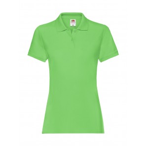 Fruit of the Loom Ladies' Premium Polo - Lime Green - 2XL(18)