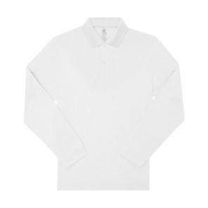 B&C My Polo 210 LSL - White - 4XL