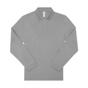 B&C My Polo 210 LSL - Grey - 4XL
