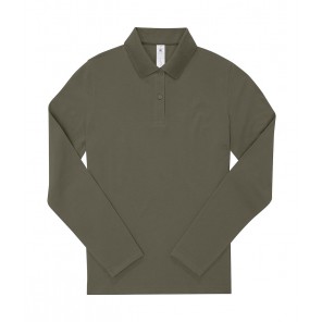 B&C My Polo 180 LSL /Women - Camo Green - L
