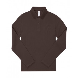 B&C My Polo 210 LSL /Women - Roasted Coffee - XS