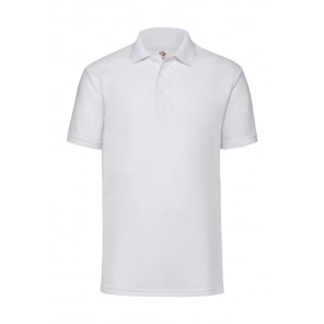 Fruit of the Loom 65/35 Polo - White - 3XL