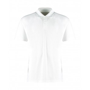 Kustom Kit Regular Fit Cooltex® Plus Micro Mesh Polo - White - XS