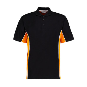 Kustom Kit Classic Fit Track Polo - Black - S